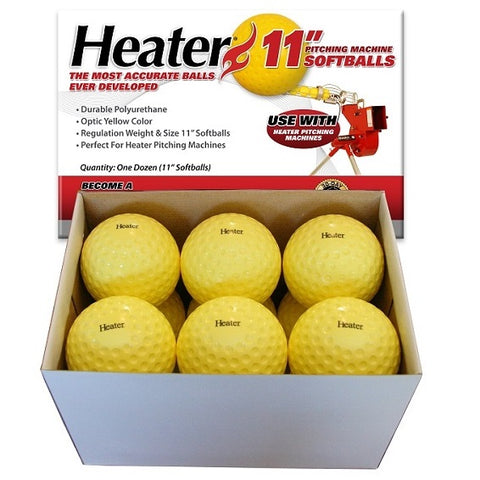Heater 11 Inch Pitching Machine Softballs PMB34