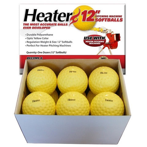 Heater 12 Inch Pitching Machine Softballs PMB39