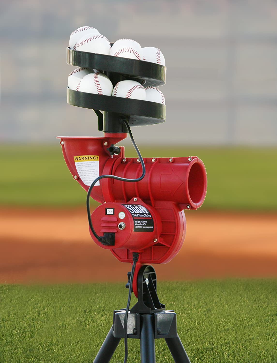 Slider Lite Fastball & Curveball Baseball Pitching Machine SL129BB