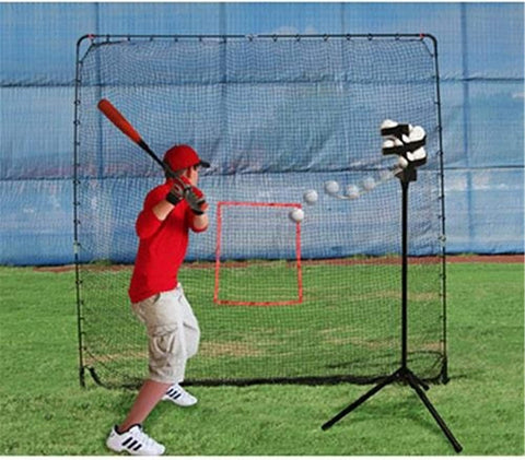 Heater Sports Big League Drop Toss Pitching Machine and Big Play Practice Net ST99