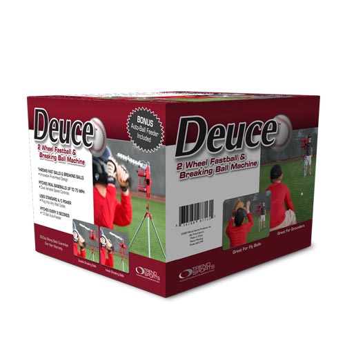 Deuce 75 MPH 2 Wheel Cricket Bowling Machine DC799CM110V