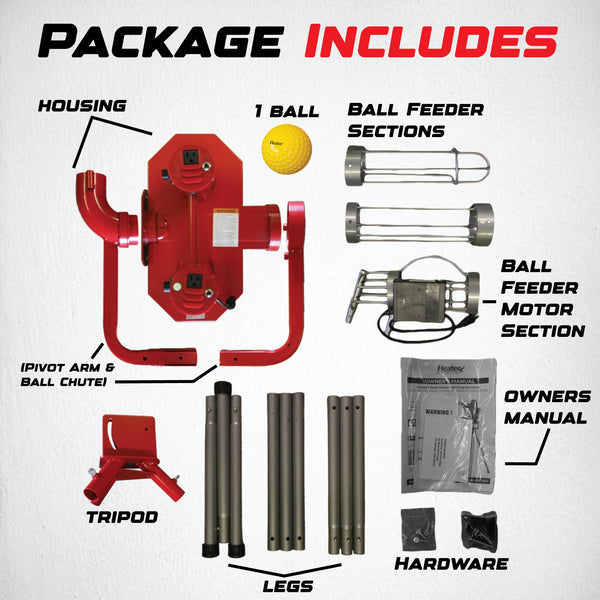 Deuce 75 Heavy Duty Dual Wheel Baseball Pitching Machine DC799