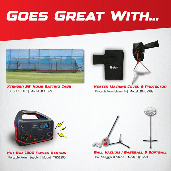 Deuce 75 Heavy Duty Dual Wheel Baseball Pitching Machine DC799